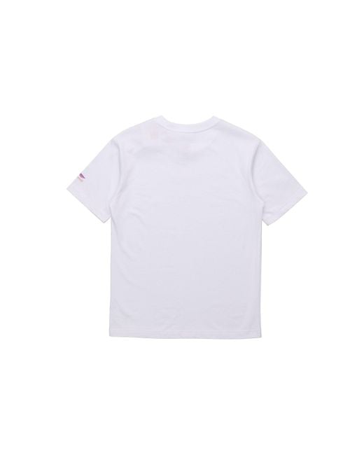 Li-ning White Sakura Casual Sports Round Neck Tee for men
