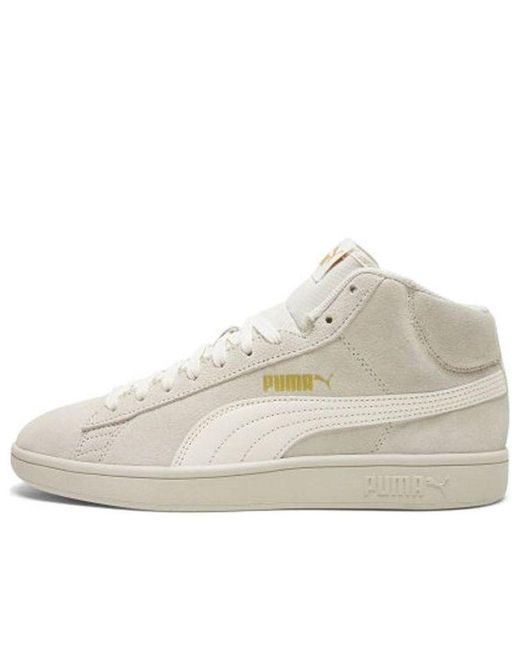 PUMA White Smash V2 Mid Sd for men