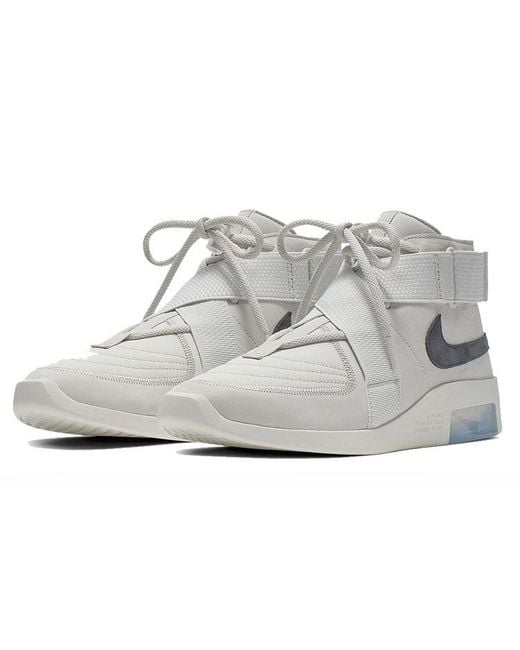 Nike Gray Air Fear Of God Raid 'Light Bone' for men
