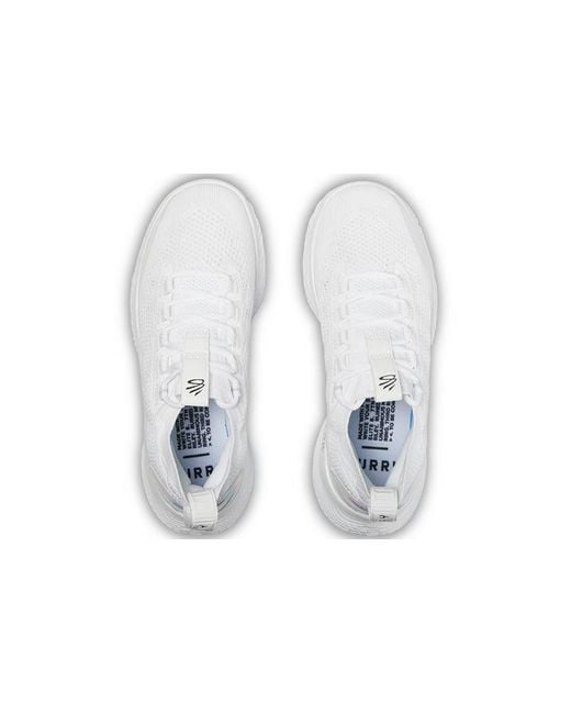 Under Armour White Curry 8 'Iridium' for men