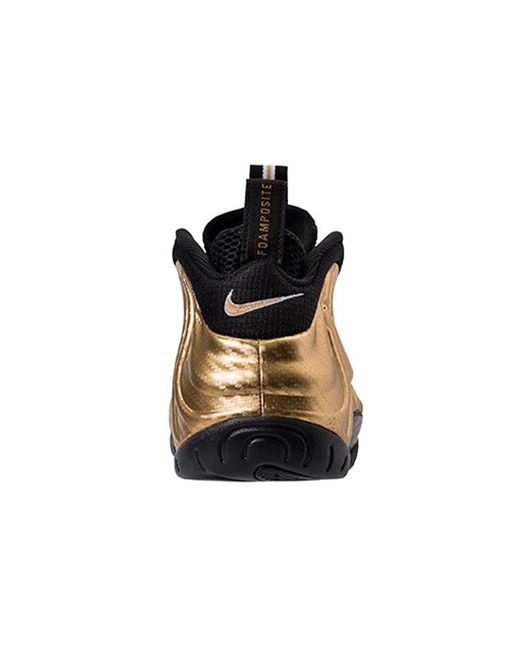 Nike Black Air Foamposite Pro 'Metallic' for men