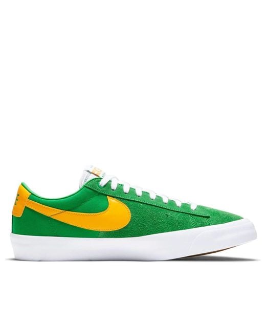 Nike Green Zoom Blazer Low Pro Gt Sb 'Lucky' for men