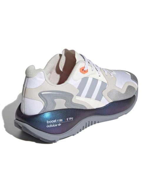 Adidas Blue Zx Alkyne Shoes 'Light' for men