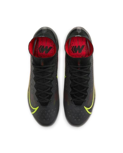Nike Black Mercurial Superfly 8 Elite Fg Cyber' for men