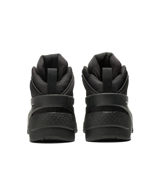 Onitsuka Tiger Black Big Logo Trainer Puffed Low for men