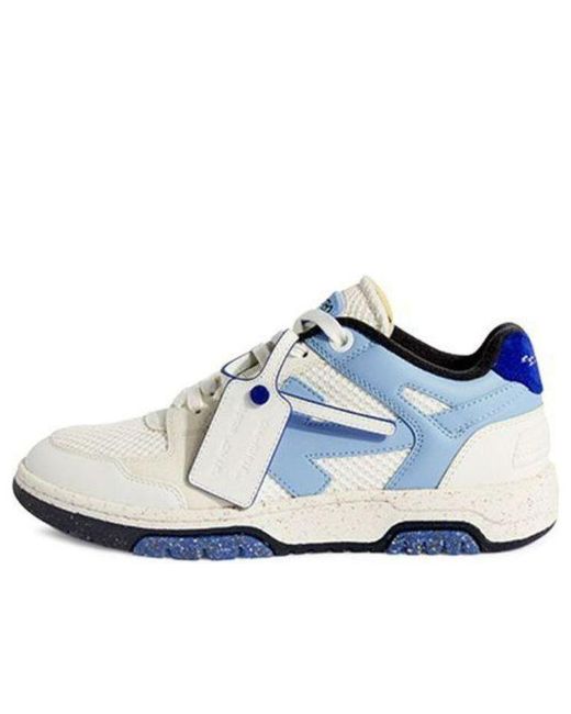 Off-White c/o Virgil Abloh Blue Slim Out Of Office Sneakers for men