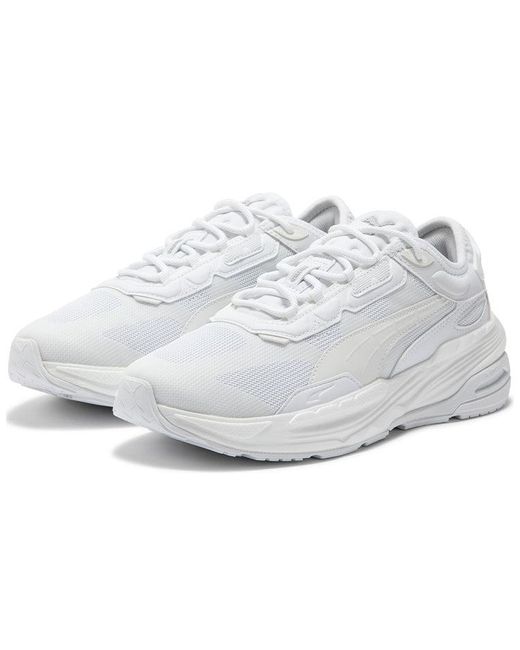 PUMA White Extent Nitro Mono Sneakers - for men