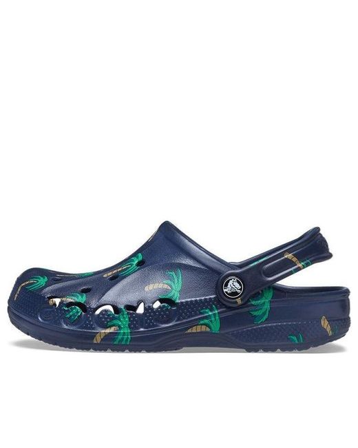 CROCSTM Blue Classic Baya Clog Coconut Tree for men