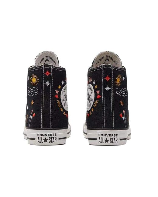 Converse Black (Wmns) Chuck Taylor All Star High 'It's Okay To Wander'