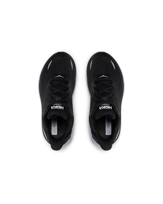 Hoka One One Black Clifton 8 Running Shoes