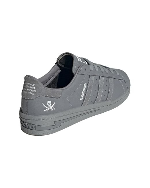 adidas X Neighborhood Superstar 'Cement' in Grey for Men | Lyst UK
