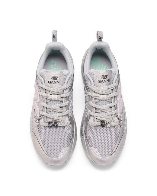New Balance White X Ganni Fresh Foam Trainer 'Futuristic' for men