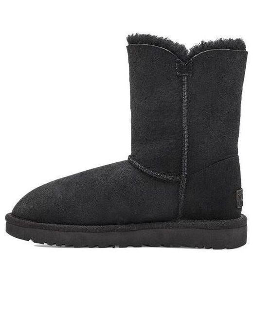 Ugg Black (Wmns) Bailey Button Ii Boot Fleece Lined