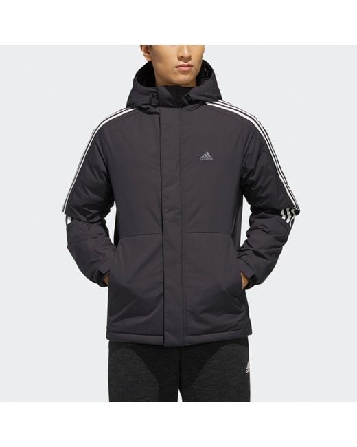 Adidas Blue 3St Down Jkt Outdoor Sports Down Jacket for men