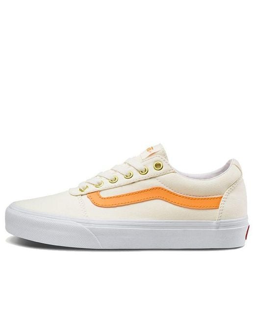 Vans White (Wmns) Ward 'Tangerine Off'