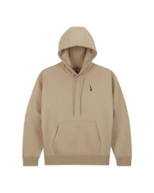 Nike Natural X Billie Eilish Crossover Solid Color Cotton Hooded Long Sleeves Autumn Us Edition for men