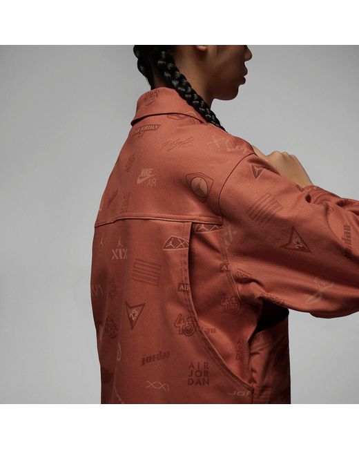 Nike Brown (Wmns) Flight Heritage Jacket 'Light Sienna'