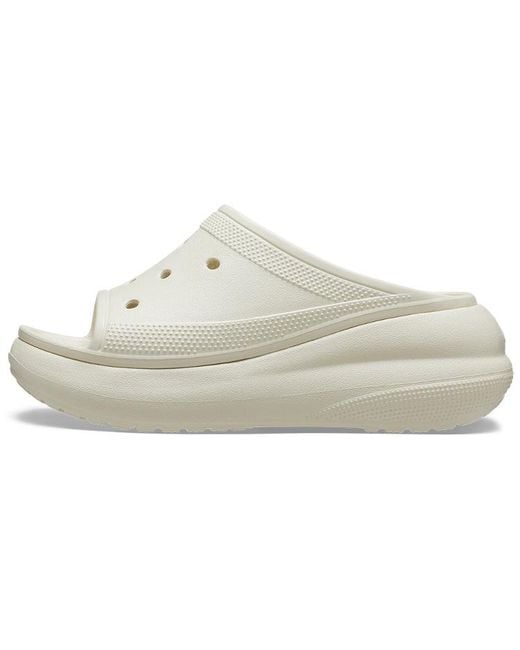 CROCSTM White Crush Slide 'Bone' for men