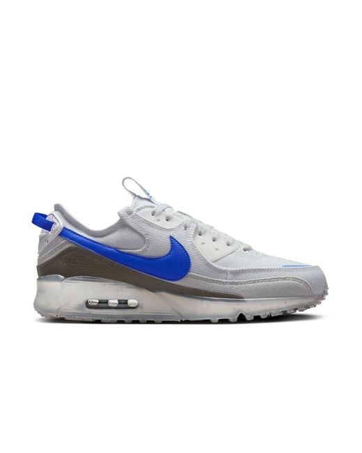 Nike Blue Air Max 90 Terrascape 'Pure Platinum Hyper Royal' for men