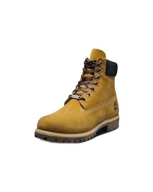Timberland Brown 6 Inch Premium Waterproof Boot 'Wheat' for men