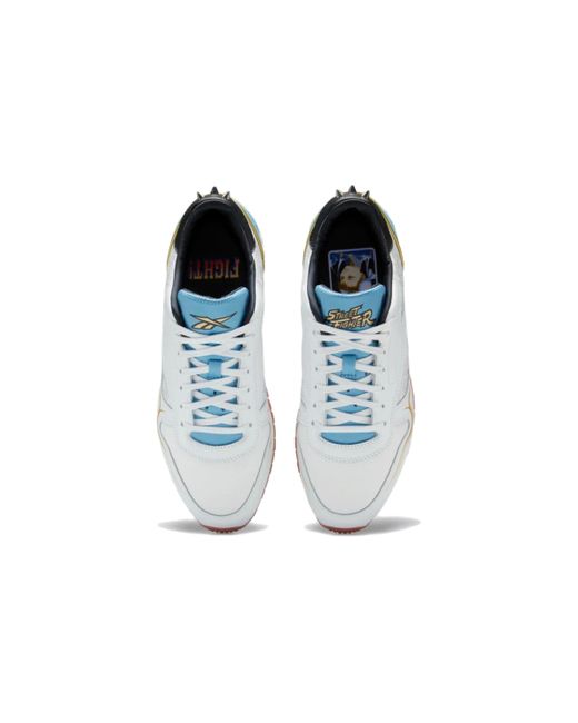 Reebok Blue Street Fighter X Classic Leather 'Chun Li' for men