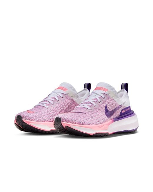 Nike Purple (Wmns) Zoomx Invincible Run Flyknit 3 'Coral Chalk'