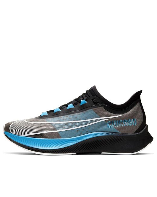 Nike Blue Zoom Fly 3 'Chicago Marathon' for men