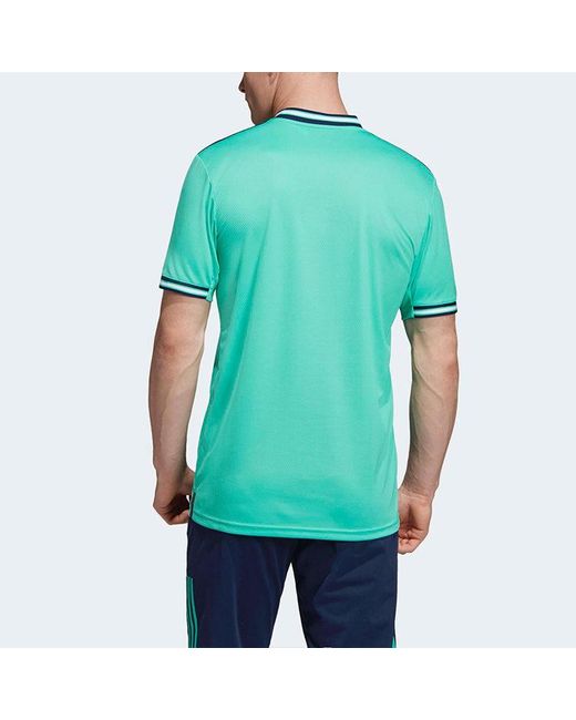 Adidas Blue Soccer/Football Sports Jersey Sw Fan Edition 19-20 Season Real Madrid Away for men
