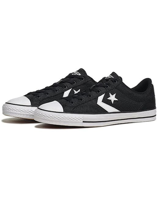 Converse Black Star Player Ox Sneaker Schwarz for men