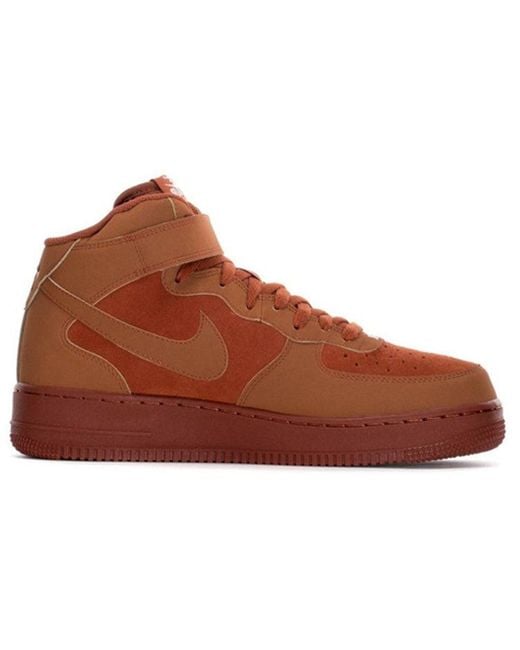 Nike Brown Air Force 1 Mid '07 for men