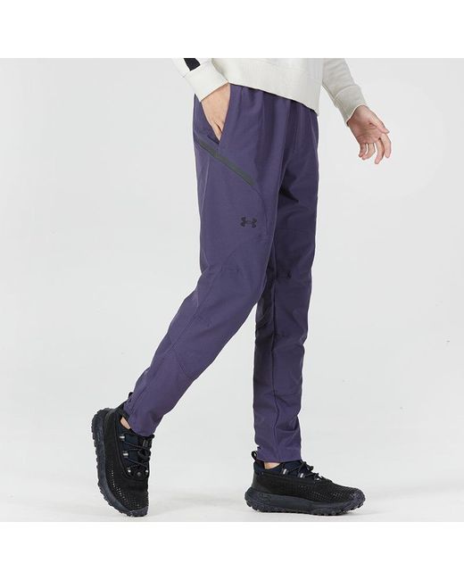 Under Armour Blue Unstoppable Brushed Pants for men