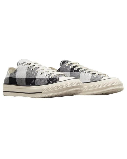 Converse White Beyond Retro X Chuck 70 Low 'Upcycled Flannel' for men