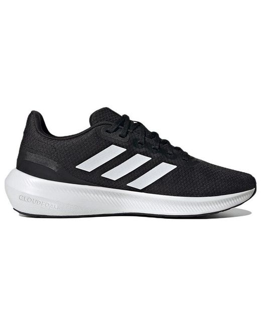 Adidas Black Runfalcon 3.0 Cloudfoam Low for men