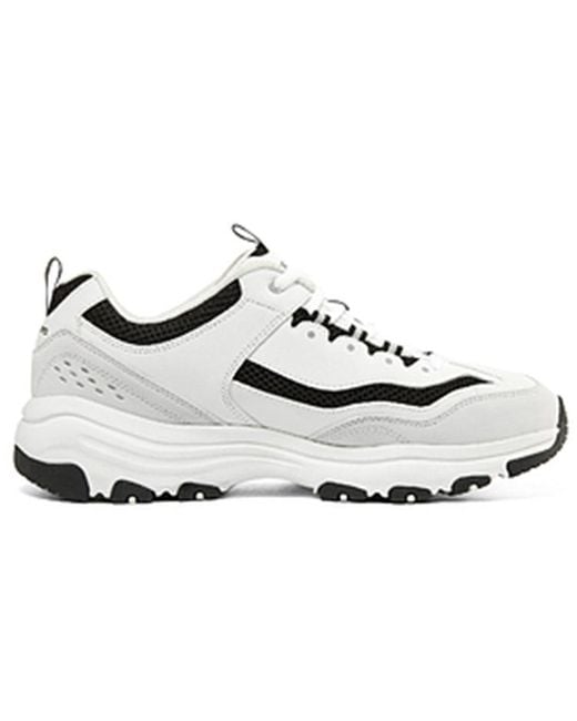 Skechers White Dlites 1.0 for men