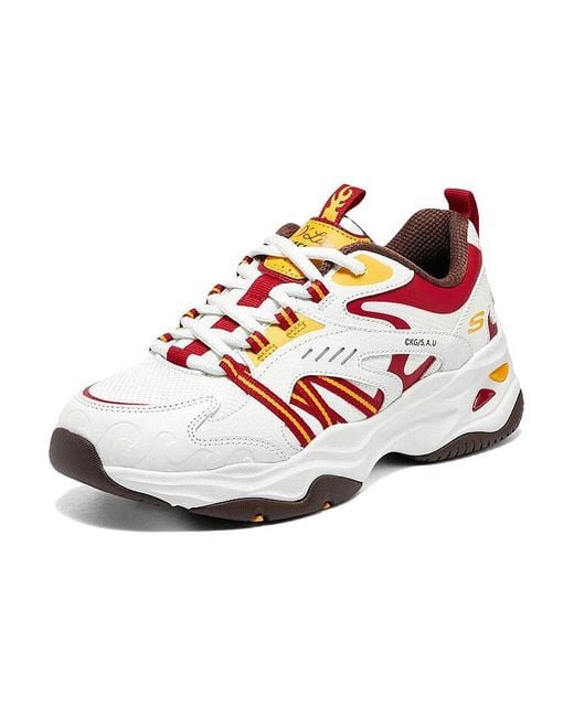 Skechers White (Wmns) D'Lites 4.0