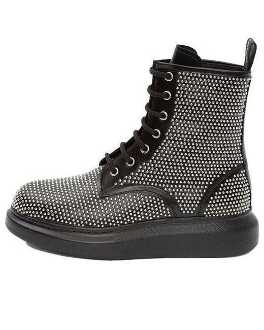 McQueen Black (Wmns) Hybrid Lace Up Boot