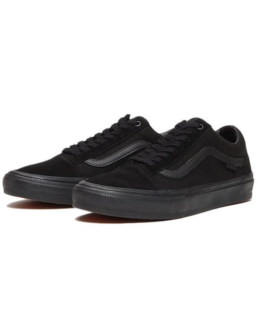 Vans Black Skate Old Skool 'Triple' for men