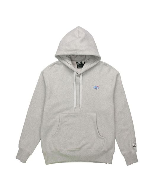 Nike Gray Sportswear Airmoji Logo Printed Casual for men