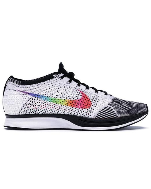 Nike Blue Flyknit Racer 'Be True' for men