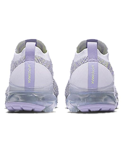 Nike White (Wmns) Air Vapormax Flyknit 3 'Barely Volt'