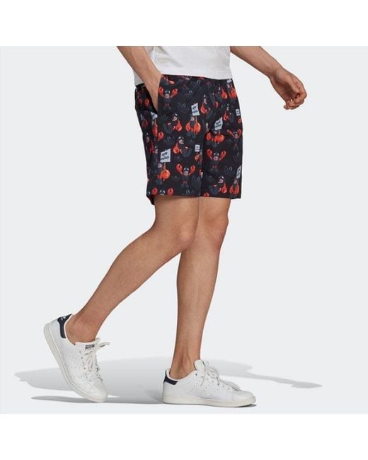 Adidas Blue Casual Cozy Sports Shorts for men