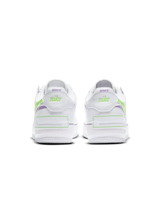 Nike White (Wmns) Air Force 1 Shadow Electric'