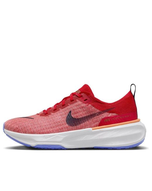 Nike Red Zoomx Invincible Run Flyknit 3 Sneakers for men
