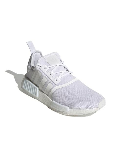 Adidas White Nmd_R1 Primeblue 'Triple' for men