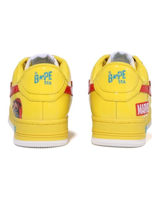 A Bathing Ape Yellow Bape X Marvel Bape Sta 'Thor'
