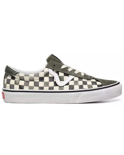 Vans White Washed Sport Checkboard for men