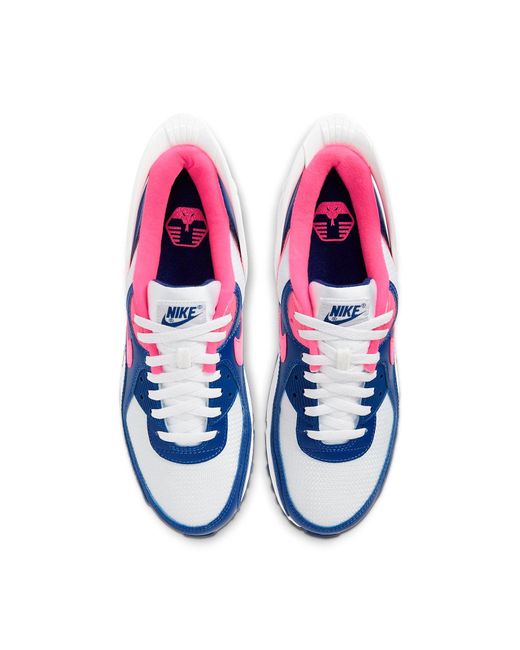 Nike Air Max 90 Flyease Running Casual Shoes S Cu0814-102 Size Blue for men