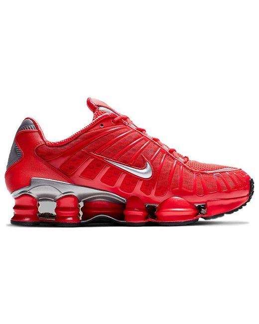 Nike Shox Tl in Red for Men | Lyst