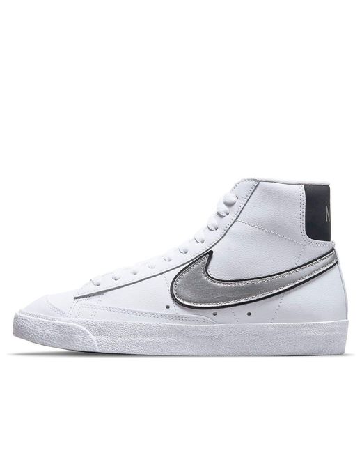 Nike White (Wmns) Blazer Mid '77 Essential Metallic'