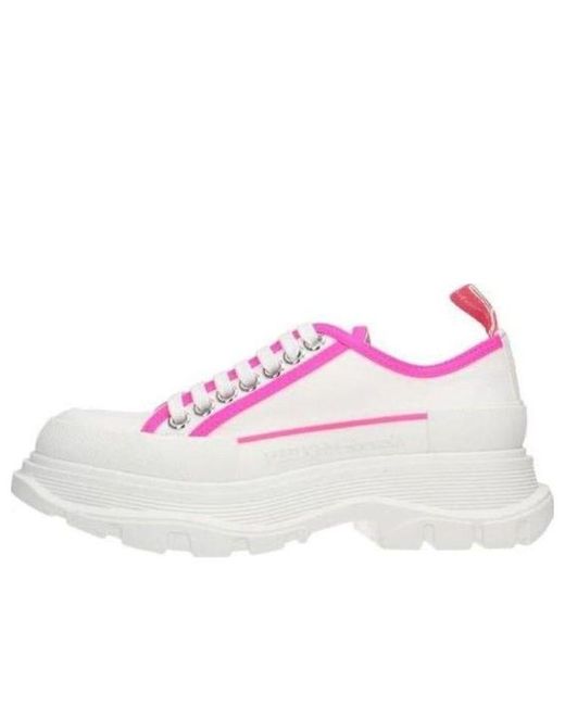 McQueen Pink (Wmns) Tread Slick Lace Up Neon'
